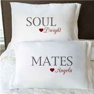 Soul Mates Pillowcase Set | Valentine Pillow Cases