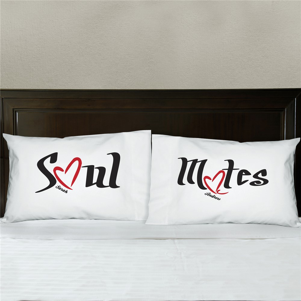Soul Mates Pillowcase Set | Valentine Pillow Cases
