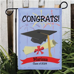 Personalized Graduation Congrats Garden Flag | Graduation Gifts