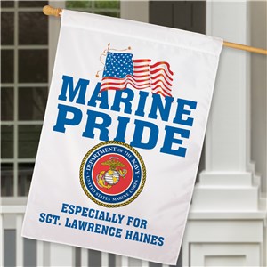 Personalized Military Pride House Flag | Personalized House Flags