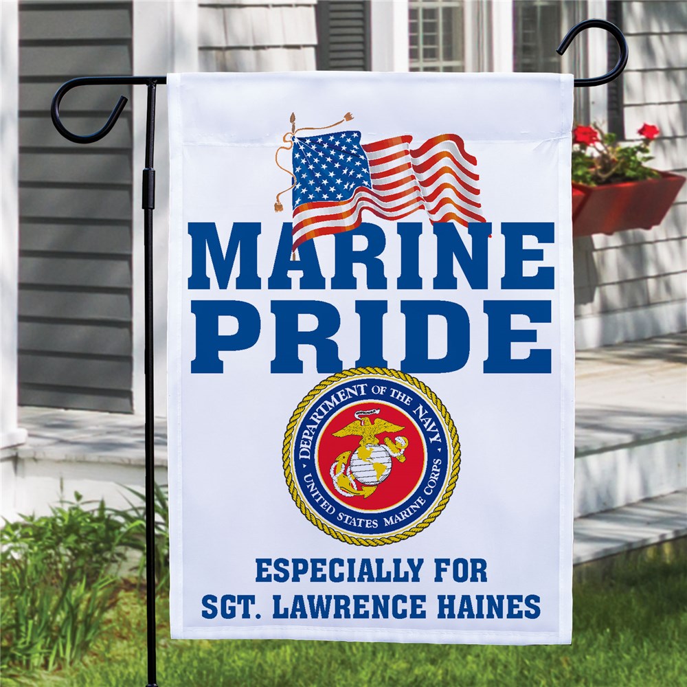 Military Pride Personalized Garden Flag 83036732