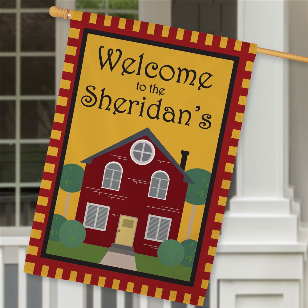 Personalized Our Home House Flag GiftsForYouNow