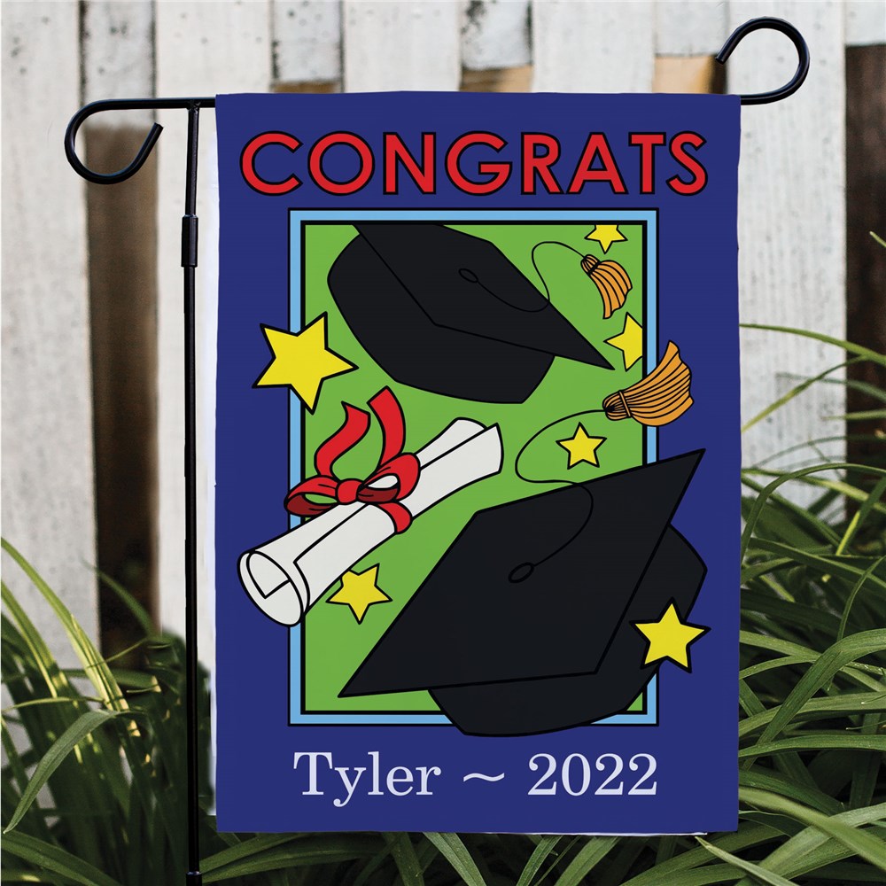 Personalized Graduation Garden Flag | Personalized Graduation Gifts