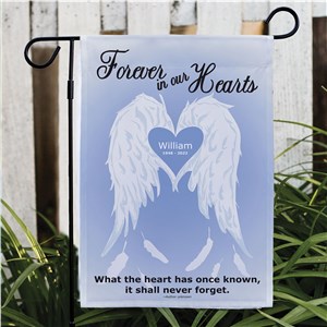 Personalized Forever In Our Hearts | Personalized Garden Flags