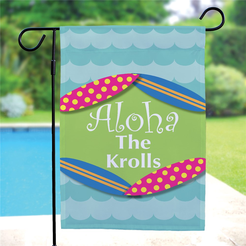 Personalized Summer Welcome Garden Flag 83067122