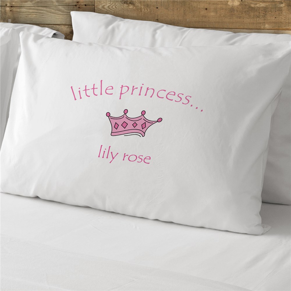 Personalized Little Princess Cotton Pillowcase
