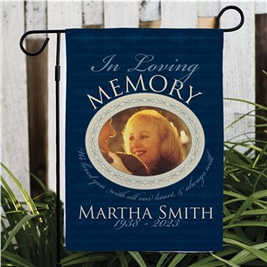 Personalized In Loving Memory Garden Flag | Sympathy Gift Ideas
