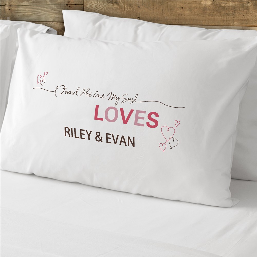 Personalized Soul Mate Pillowcase One My Soul Loves Custom Pillowcase