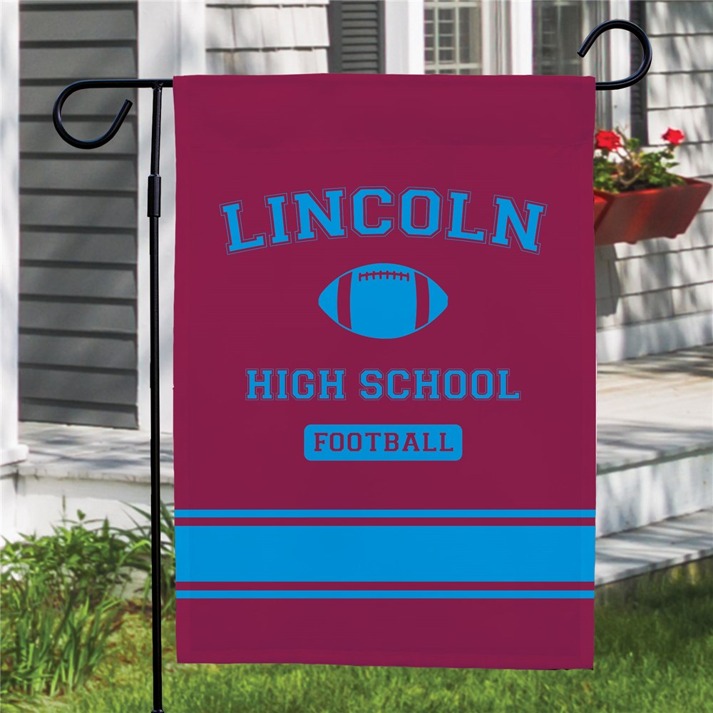 Personalized High School Sport Pride Garden Flag | Back To School Gifts