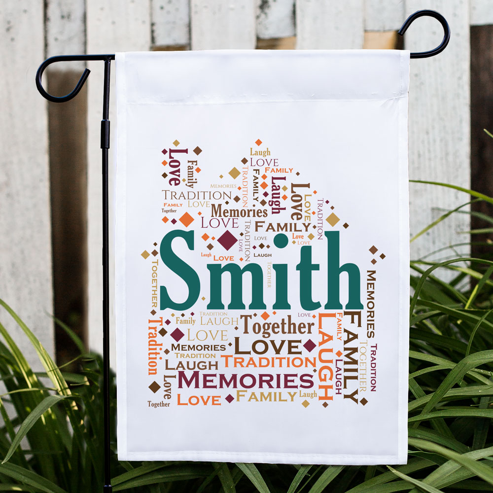 Welcome Home Garden Flag | Personalized Housewarming Gifts