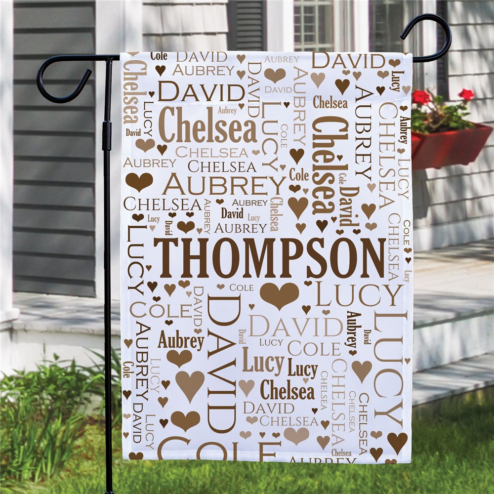 Family Garden Flag | Gifts for New Homeowners