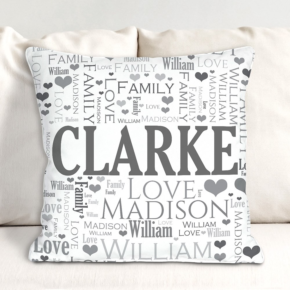 personalized decorative pillows