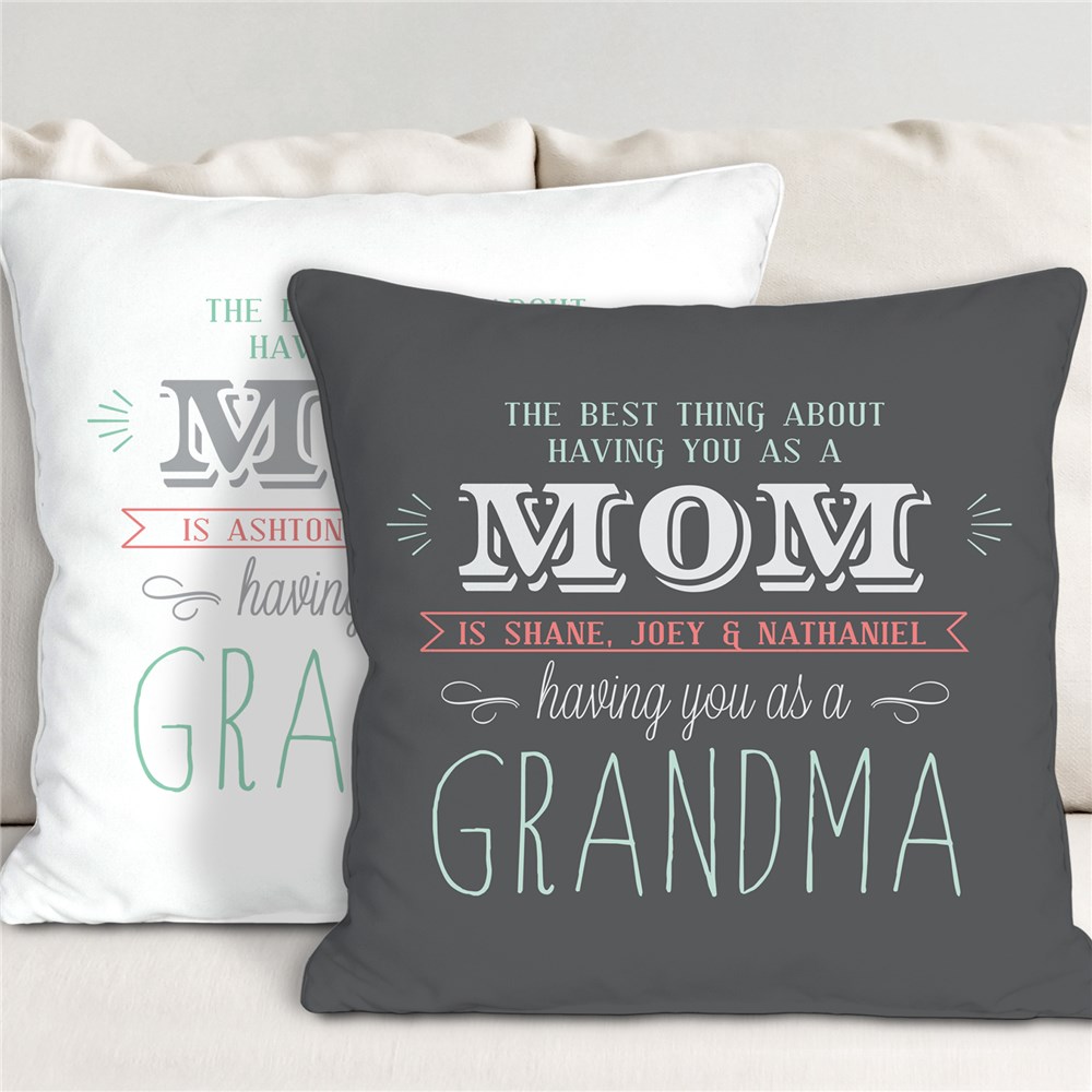 Personalized Sayings Throw Pillow for Her GiftsForYouNow