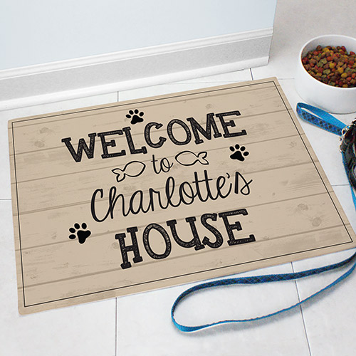 Personalized Pet Food Mat GiftsForYouNow