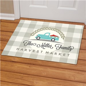 Harvest Market Personalized Doormat | Personalized Welcome Mats