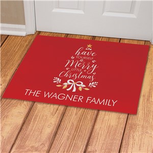 Custom Have Yourself A Merry Little Christmas Doormat