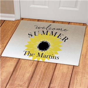 Personalized Sunflower Welcome Summer Doormat 831196767X