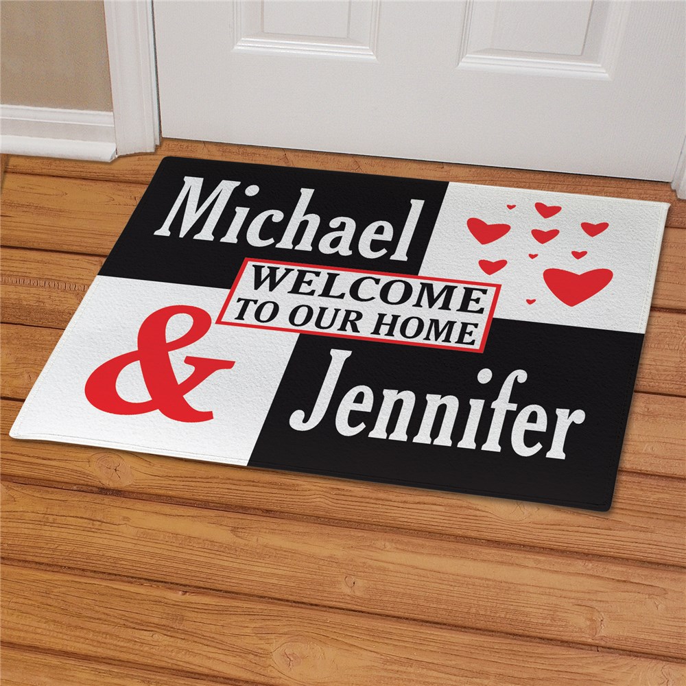 Personalized Couple's Doormat GiftsForYouNow