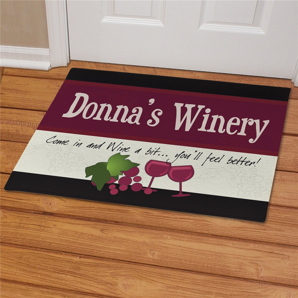 Personalized Winery Doormat GiftsForYouNow