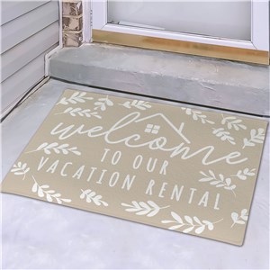 Personalized Vacation Rental Welcome Doormat 831223497X