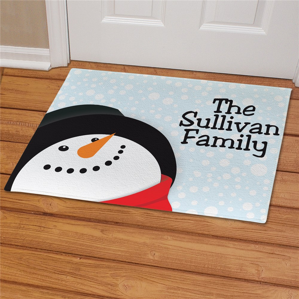 Let It Snow Personalized Welcome Doormat | Personalized Christmas Doormats