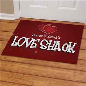 Love Shack Personalized Doormat | Personalized Doormats