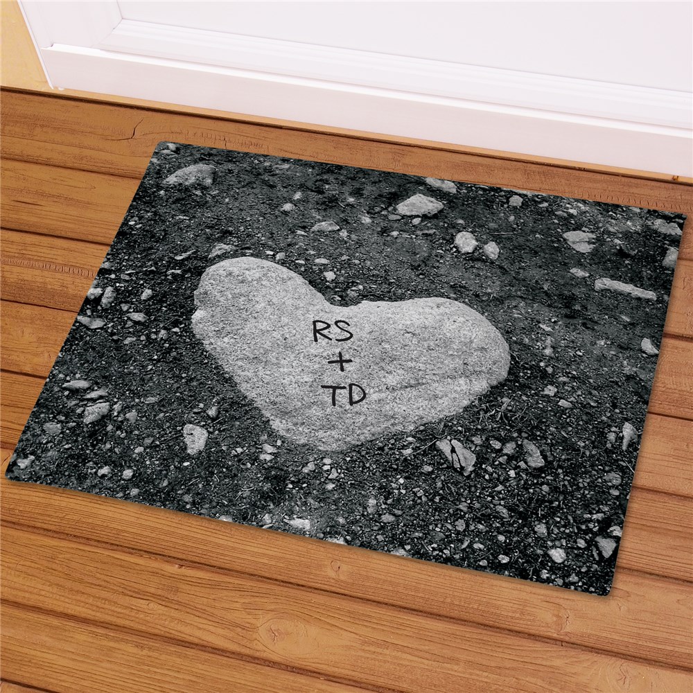 Heart of Stone Doormat | Personalized Doormats