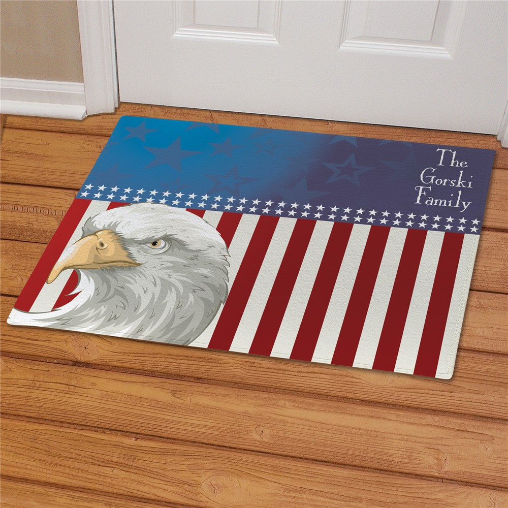Personalized American Pride Doormat GiftsForYouNow