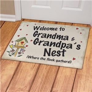 Personalized Our Nest Doormat | Personalized Gifts For Grandma