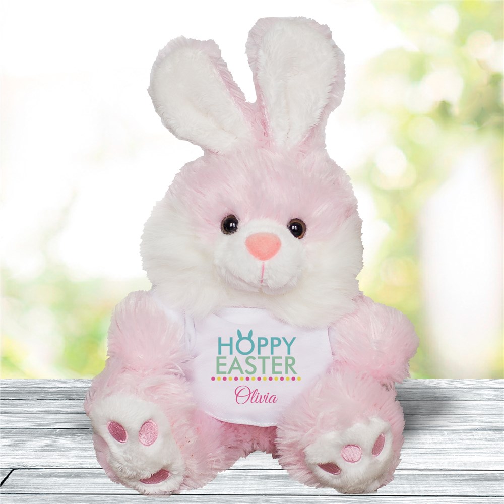 Personalized Hoppy Easter Small Stuffed Bunny 83142459X
