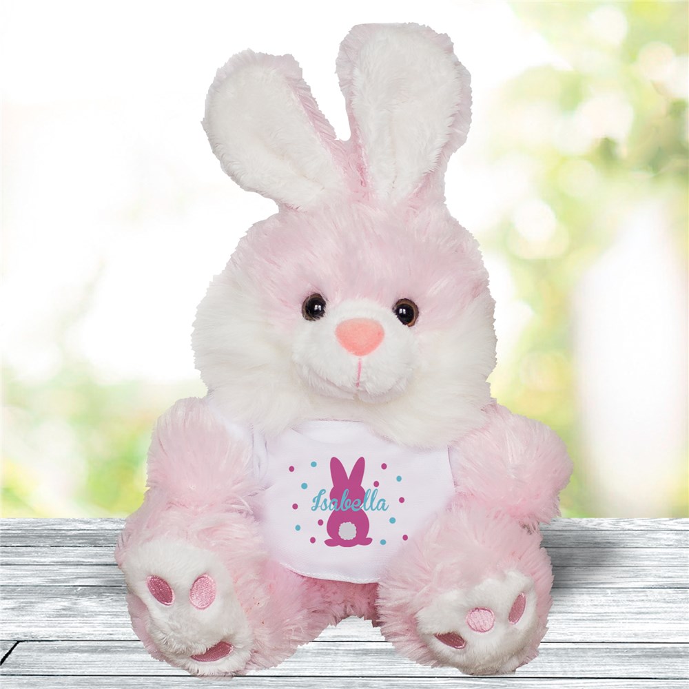 Personalized Bunny Back Small Stuffed Bunny 83142689X