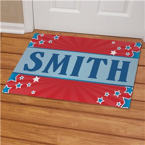 Personalized July 4th Welcome Doormat | Personalized Doormats