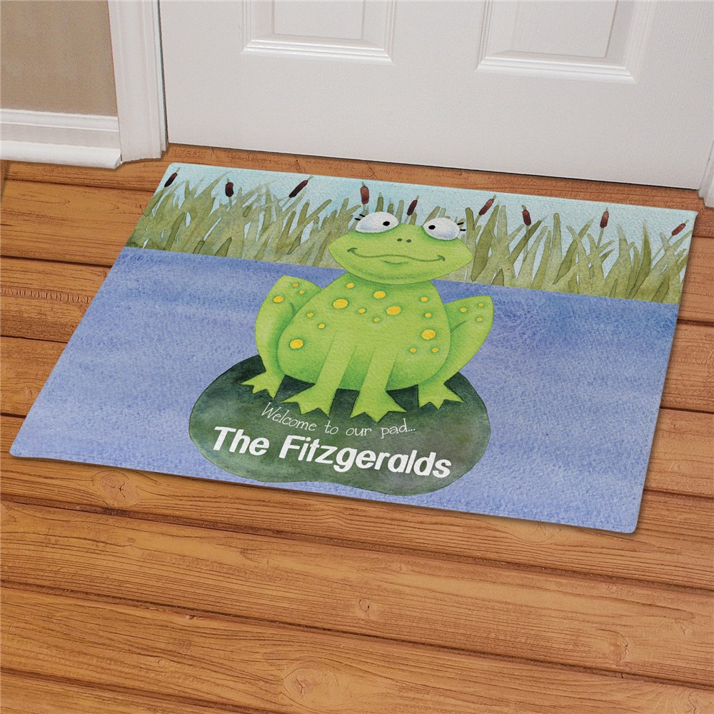 Personalized Frog Doormat GiftsForYouNow