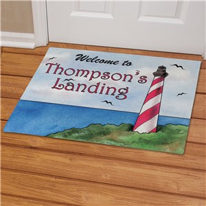 Personalized Lighthouse Doormat | Personalized Doormats