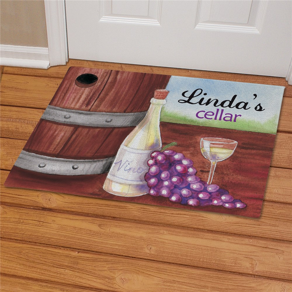 Personalized My Wine Cellar Doormat | Personalized Doormats