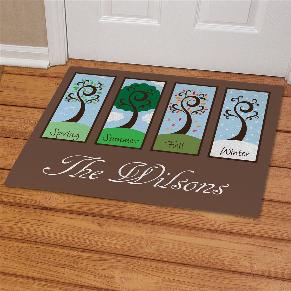 Personalized Seasons Doormat GiftsForYouNow