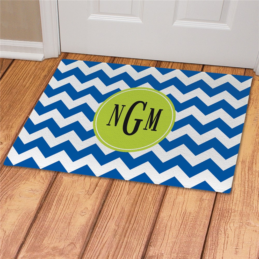 Monogram Madness Personalized Floor Mat Giftsforyounow