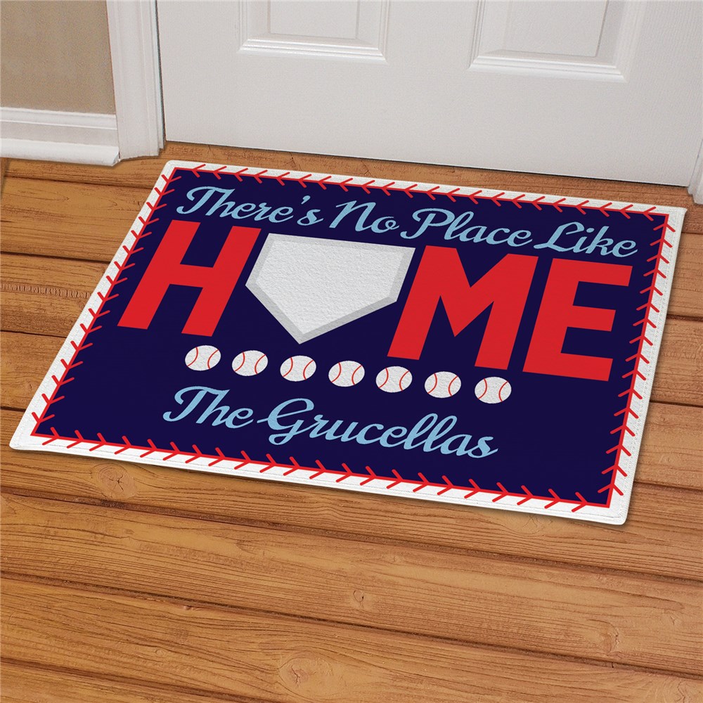 Personalized Baseball Welcome Doormat | Personalized Doormats