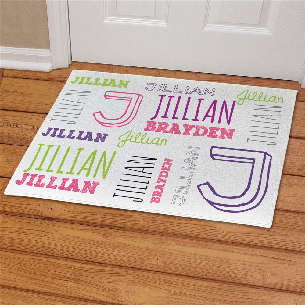 Personalized Kids Name Mat GiftsForYouNow