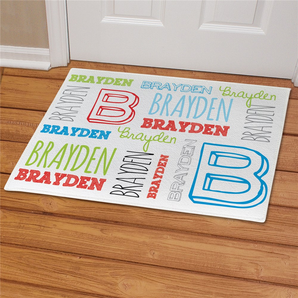 Personalized Kids Name Mat GiftsForYouNow