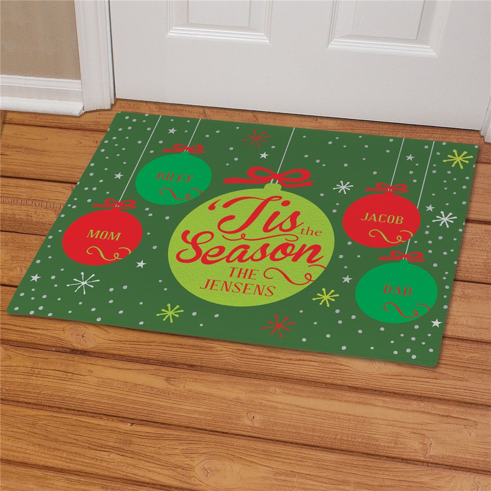 Christmas Welcome Doormat | Personalized Christmas Doormats
