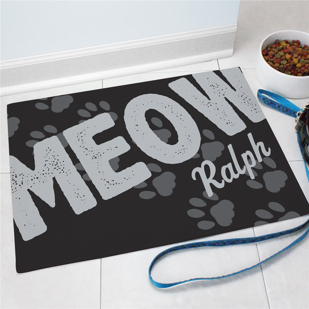 Personalized Pet Food Mat GiftsForYouNow