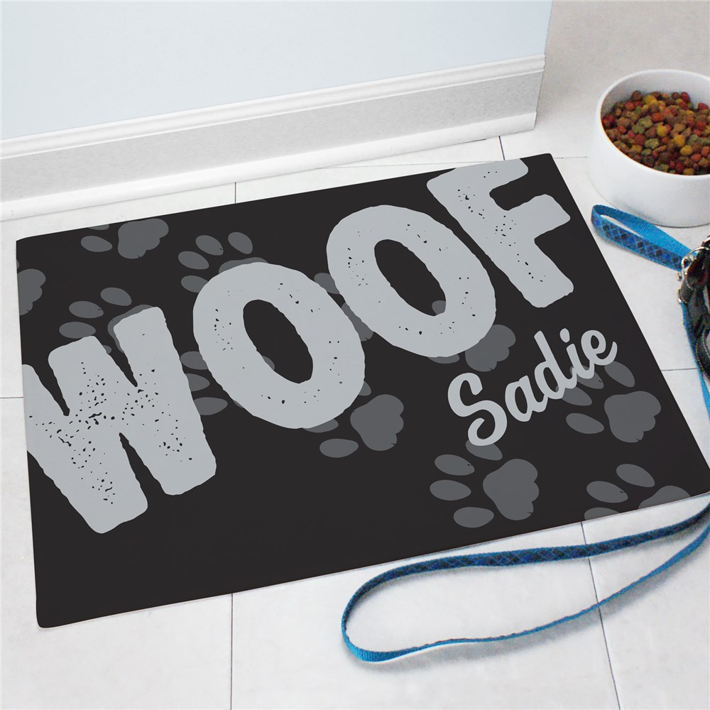 Personalized Pet Food Mat GiftsForYouNow