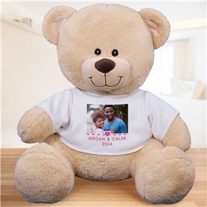 Personalized Photo & Message Teddy Bear