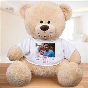 Personalized Photo & Message Teddy Bear