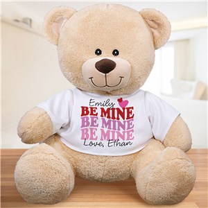 Custom Be Mine Valentine's Teddy Bear