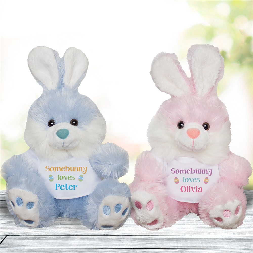 Personalized Somebunny Loves Me Small Easter Bunny 8382389X