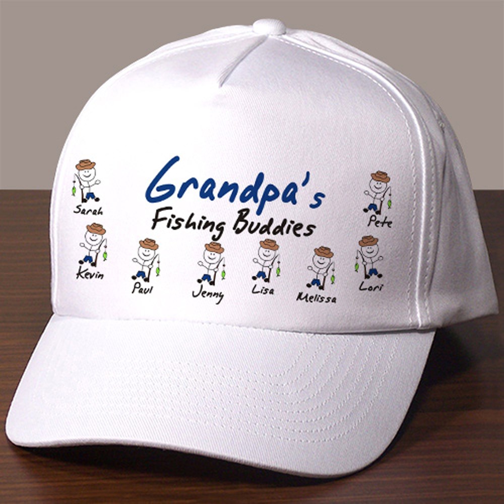 Personalized Fishing Buddies Hat | Personalized Gifts For Grandpa