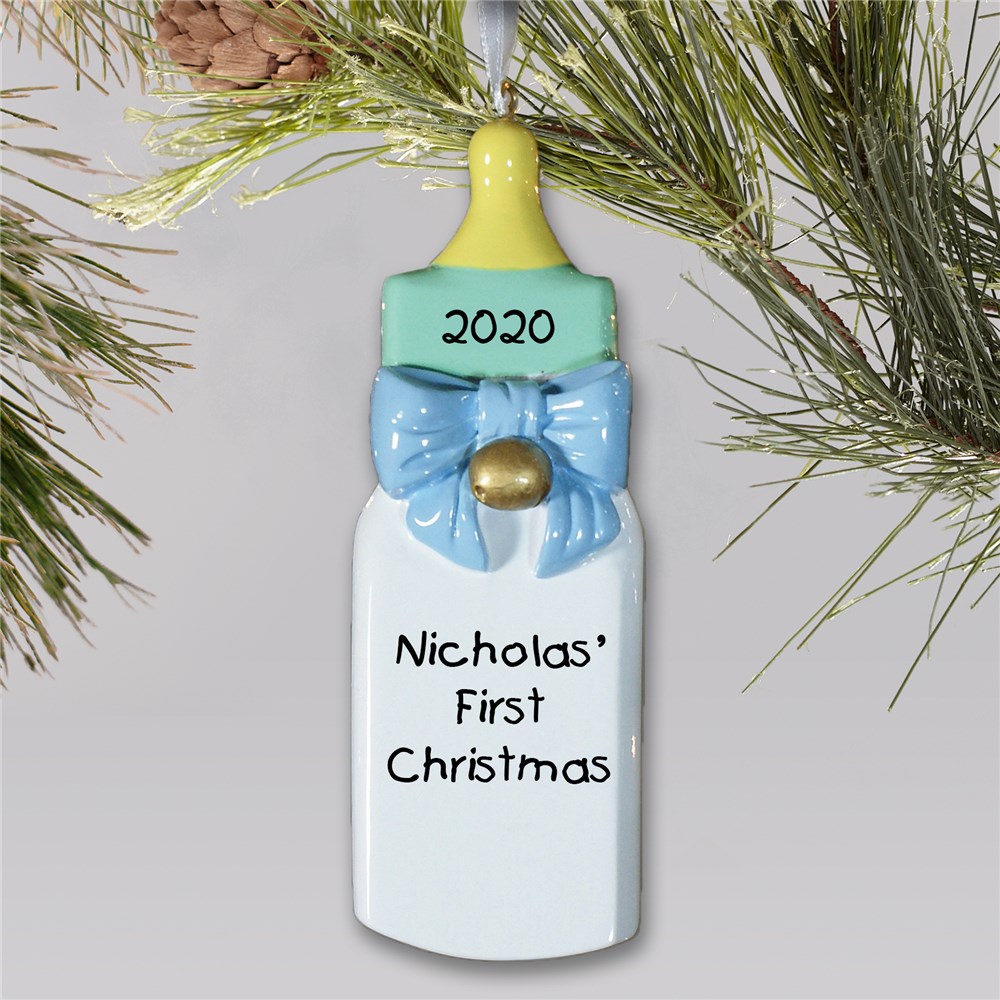 Personalized Baby Boy Ornament GiftsForYouNow