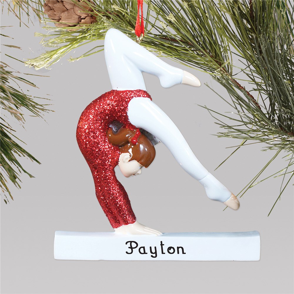 Personalized Gymnast Ornament | Personalized Gymnastics Ornament